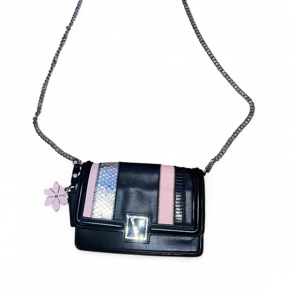 Black and Pink Women's VS crossbody Bag